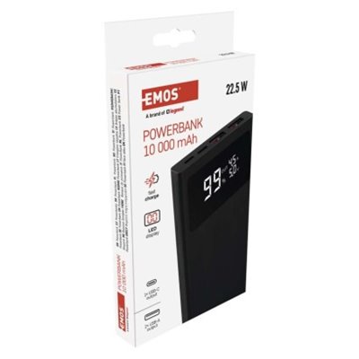 Powerbank EMOS BETAQ 20, 20 000 mAh, 22,5 W, czarny