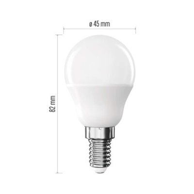 Żarówka LED Classic Mini Globe / E14 / 2,5 W (32 W) / 350 lm / 350 lm / Ciepła biel