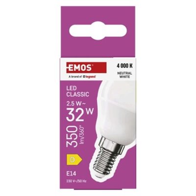 Żarówka LED Classic Mini Globe / E14 / 2,5 W (32 W) / 350 lm / 350 lm / Zimna biel