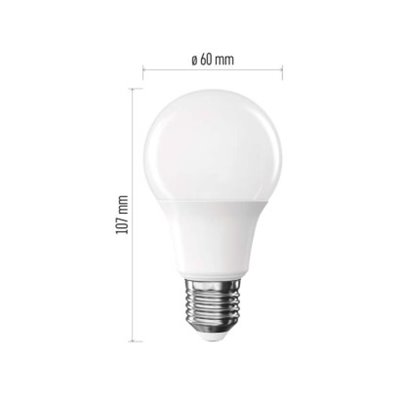 Żarówka LED Classic A60 / E27 / 4 W (40 W) / 470 lm / Neutralna biel