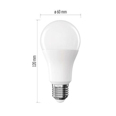 Żarówka LED Classic A60 / E27 / 13 W (100 W) / 1521 lm / 1521 lm / studená bílá