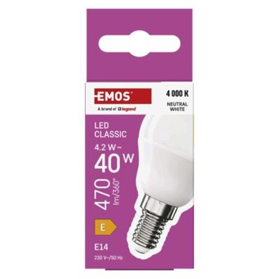 Żarówka LED Classic Mini Globe / E14 / 4,2 W (40 W) / 470 lm / 470 lm / Zimna biel