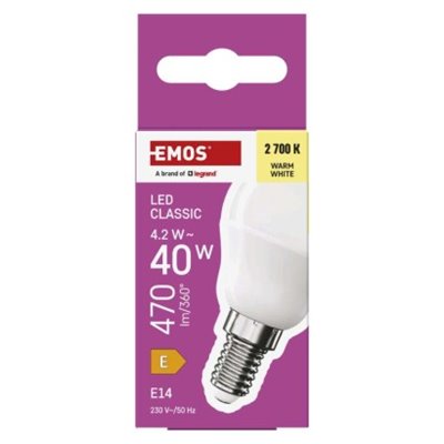 Żarówka LED Classic Mini Globe / E14 / 4,2 W (40 W) / 470 lm / 470 lm / Ciepła biel